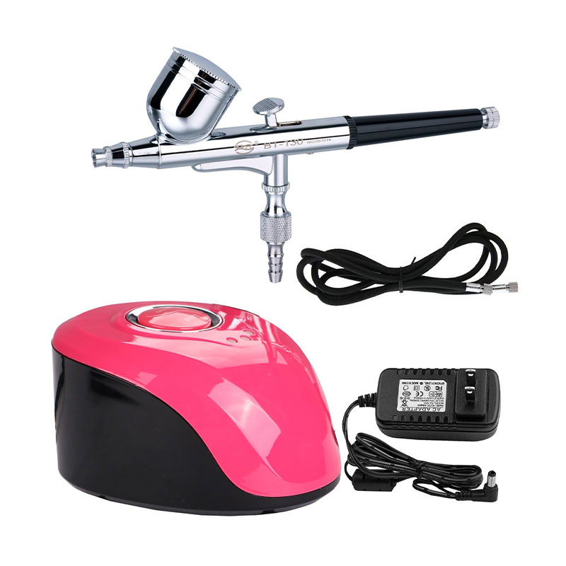 Airbrush Makine Gövde Dövmesi Mini Sprey Makyaj Tabancası Set Hava Fırçası Seti