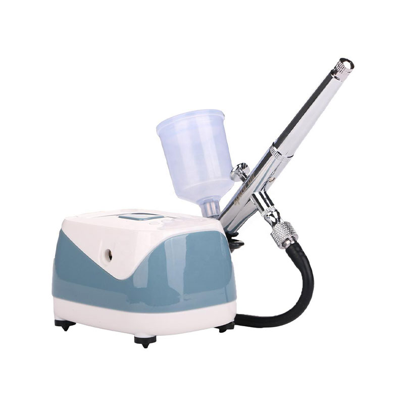 Kek dekorasyonu için hava kompresörü mini kiti airbrush