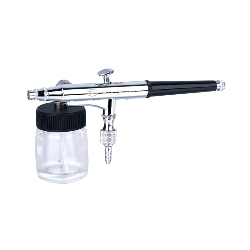 Vücut Sanatı, Tırnak Sanatı ve Airbrush Kek Dekorasyonu için Cam Şişeli Çift Aksiyon Kupası BT-134 Airbrush
