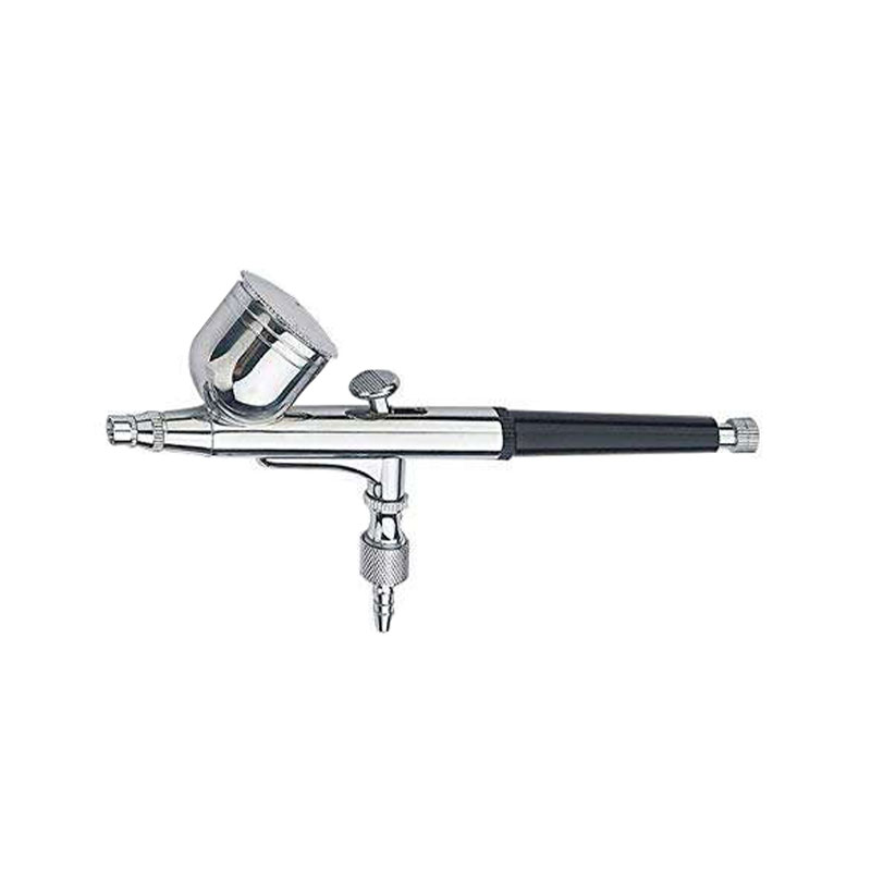 1/4 oz ile çift eylem yerçekimi Airbrush temel kiti. Profesyonel hava fırçaları için fincan