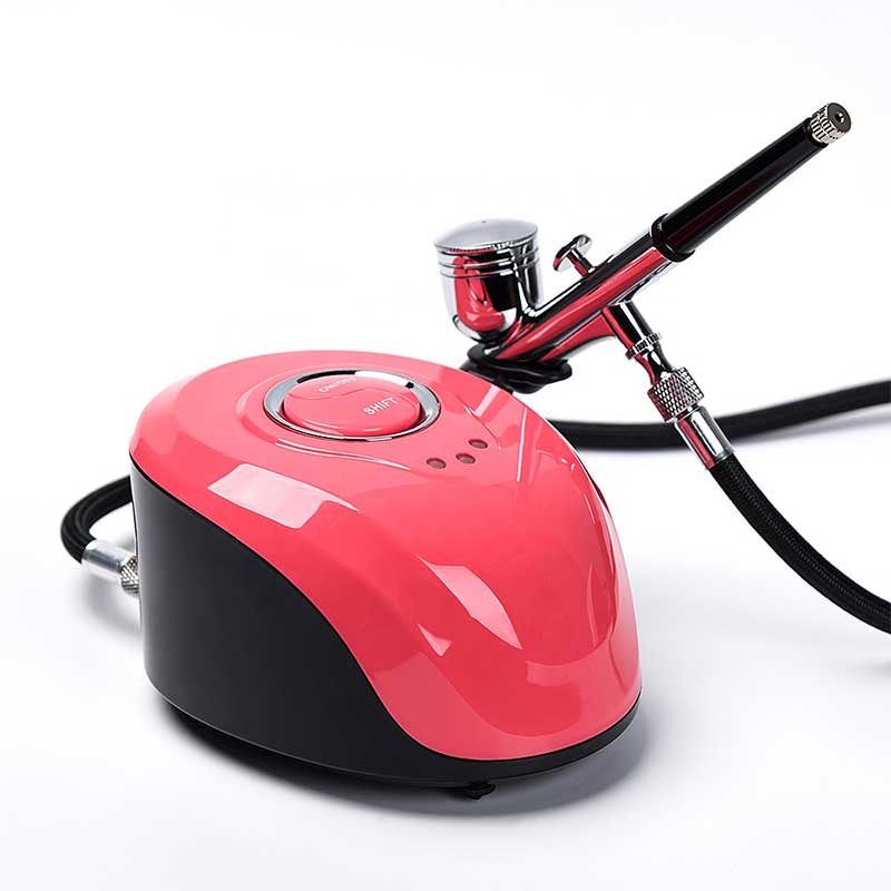 35 PSI Model Airbrush Kompresör Tırnak Kiti Makyaj Makyajı Hava Fırça Makinesi Vücut Boyama Dövme Tanını